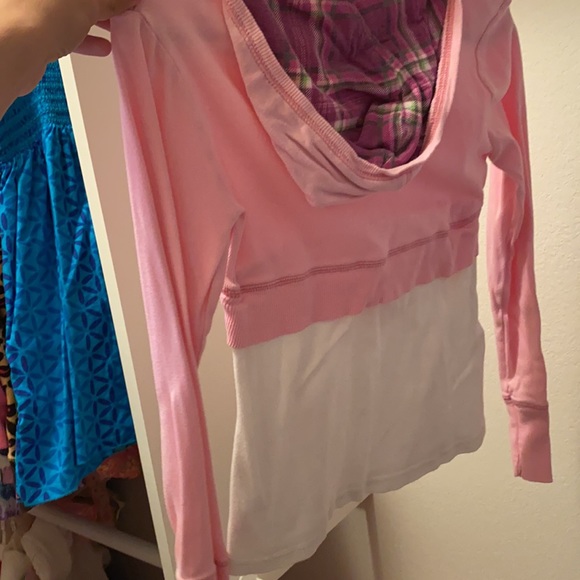 Justice Cropped Hoodie with attached undershirt - Picture 4 of 10